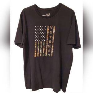 We the peeps veteran t shirt Short Sleeve RN#157954‎ Size L Mens Black